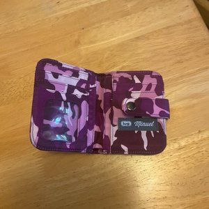 EUC Lug Minuet Wallet in Camo Pink